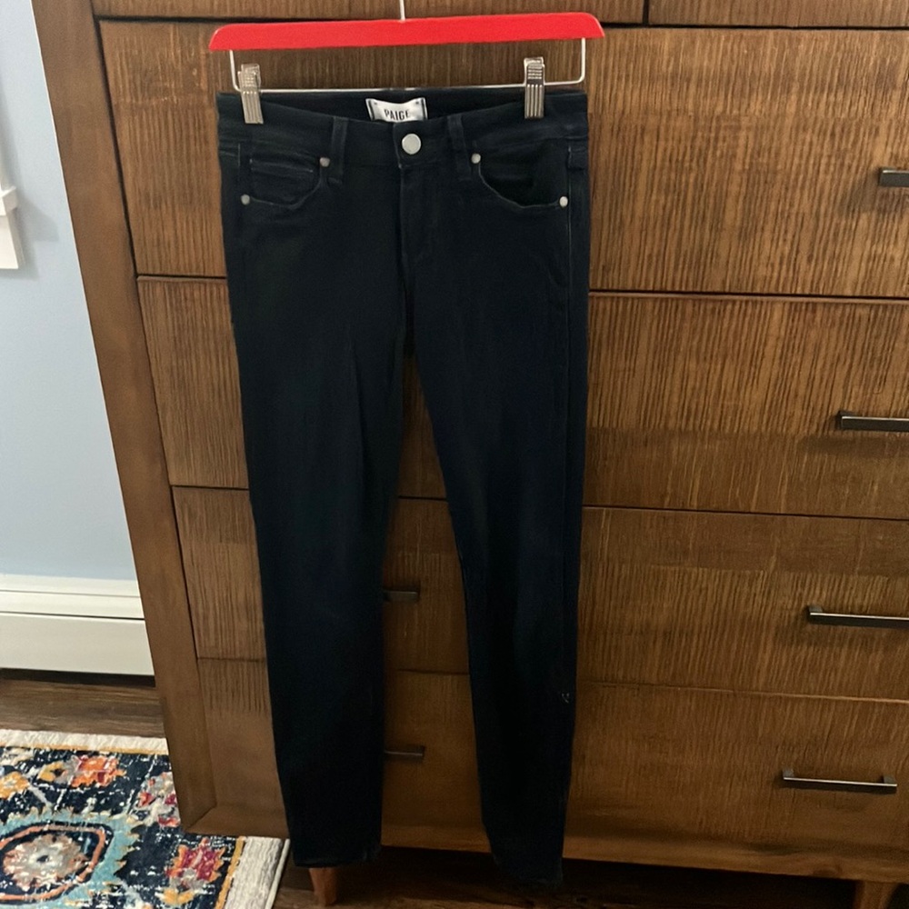 Paige Verdugo Ultra Skinny Jeans; Size 26. Dark Wash